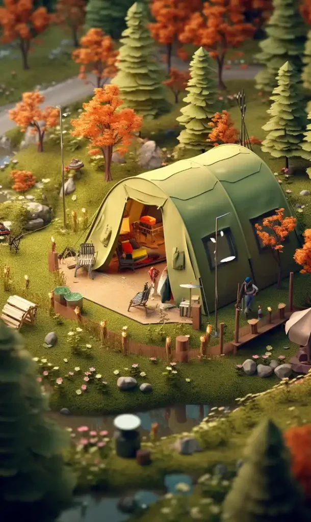 露营、帐篷