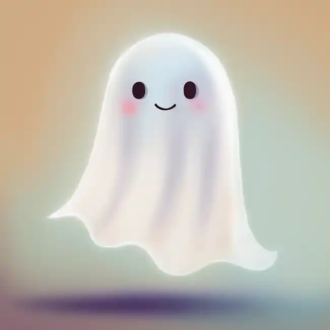 简单可爱的鬼魂